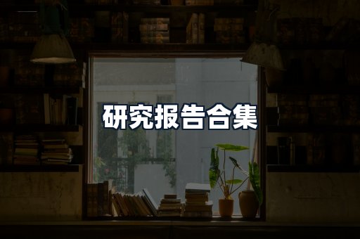 研究报告合集
